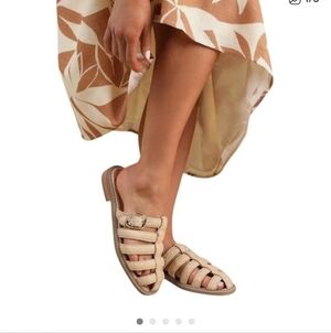 DV BY DOLCE VITA Fyona Mule Sandal (Women) In Color Raffia Sz 8 NWT